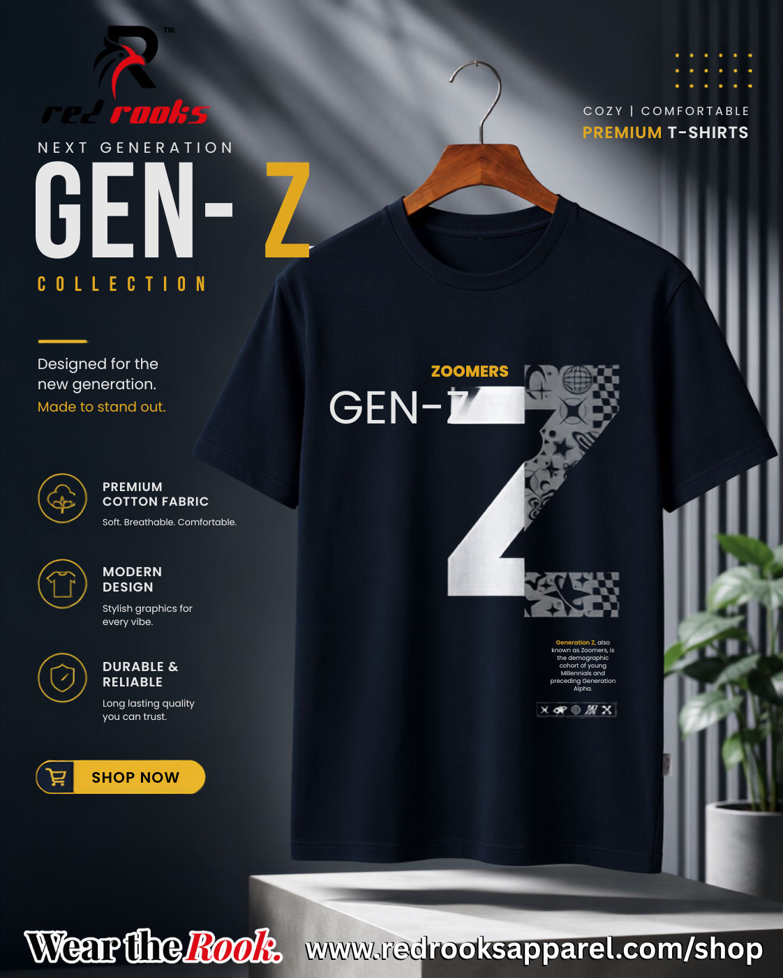 Graphic Stylish Navy Blue  T-Shirt